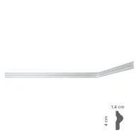 CORNICE DECORATIVA PER SOFFITTO mod. I709 - mm 14 x  40