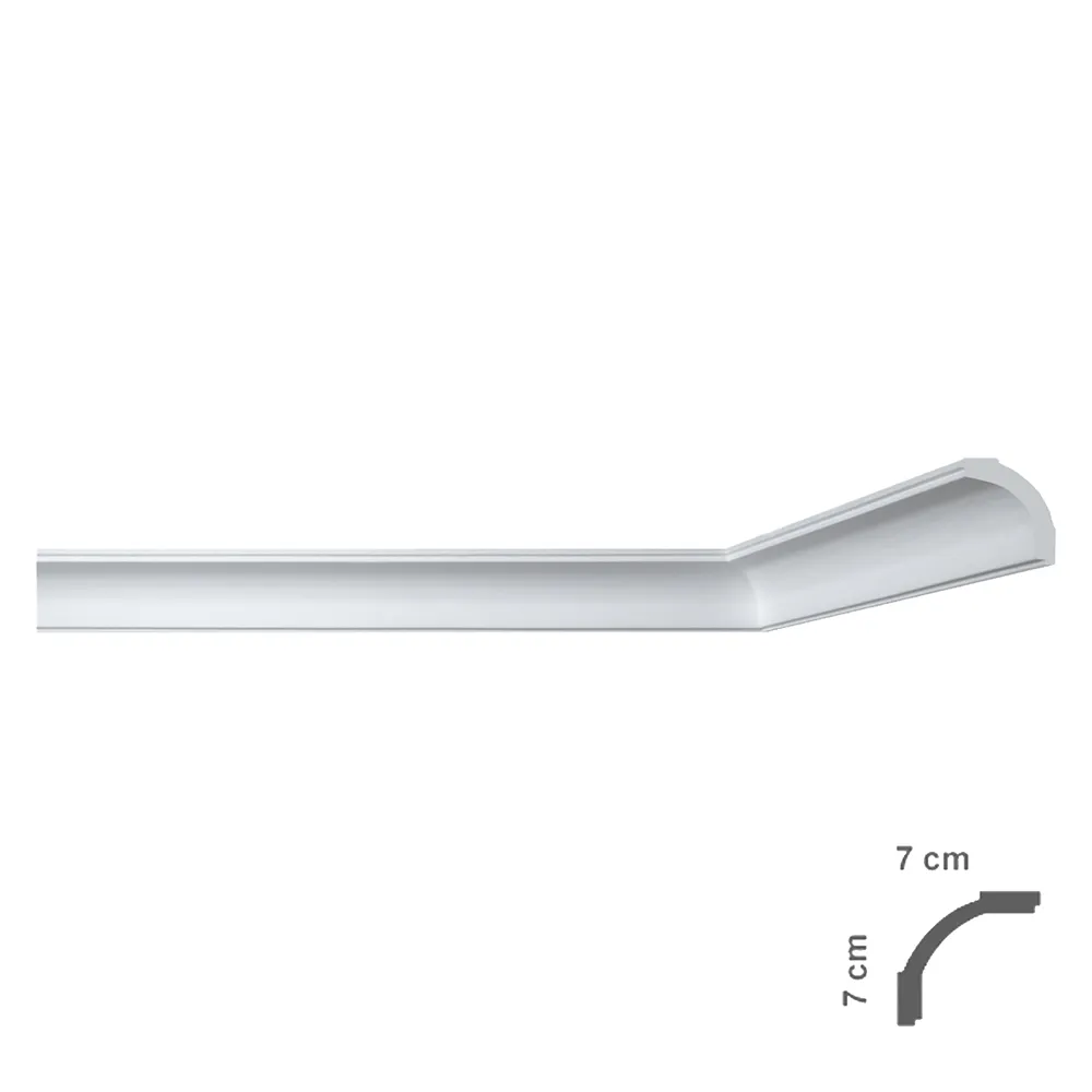 CORNICE DECORATIVA PER SOFFITTO mod. I765 - mm. 70x70 CORNICE DECORATIVA PER SOFFITTO mod. I765 - mm. 70x70
