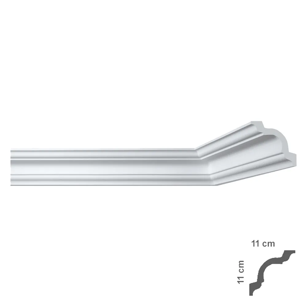 CORNICE DECORATIVA PER SOFFITTO mod. I790 - mm 110 x 110 CORNICE DECORATIVA PER SOFFITTO mod. I790 - mm 110 x 110