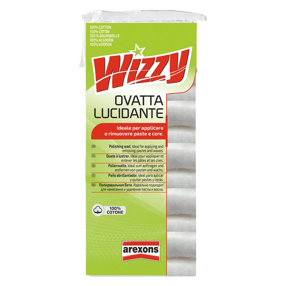 OVATTA LUCIDA CARROZZERIA AUTO 'WIZZY' gr 200 OVATTA LUCIDA CARROZZERIA AUTO 'WIZZY' gr 200