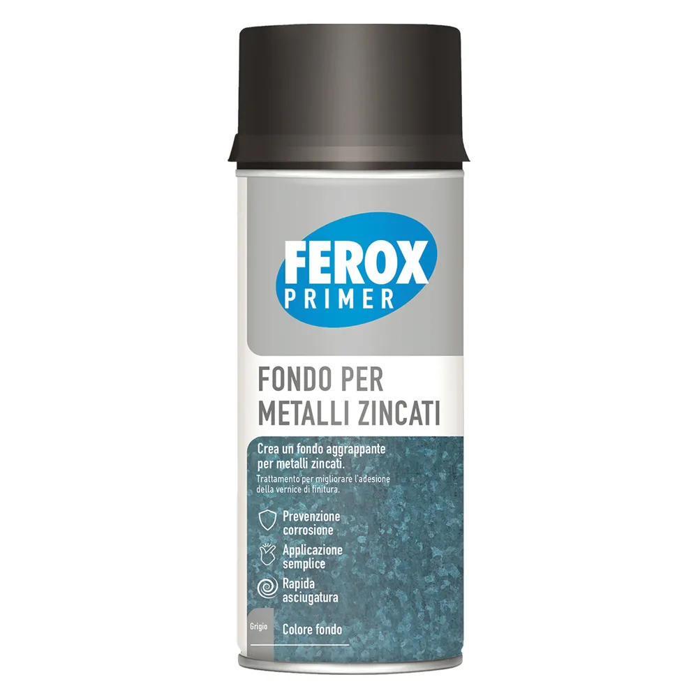 FEROX FONDO AGGRAPPANTE SPRAY legno (fondo grigio chiaro) FEROX FONDO AGGRAPPANTE SPRAY legno (fondo grigio chiaro)