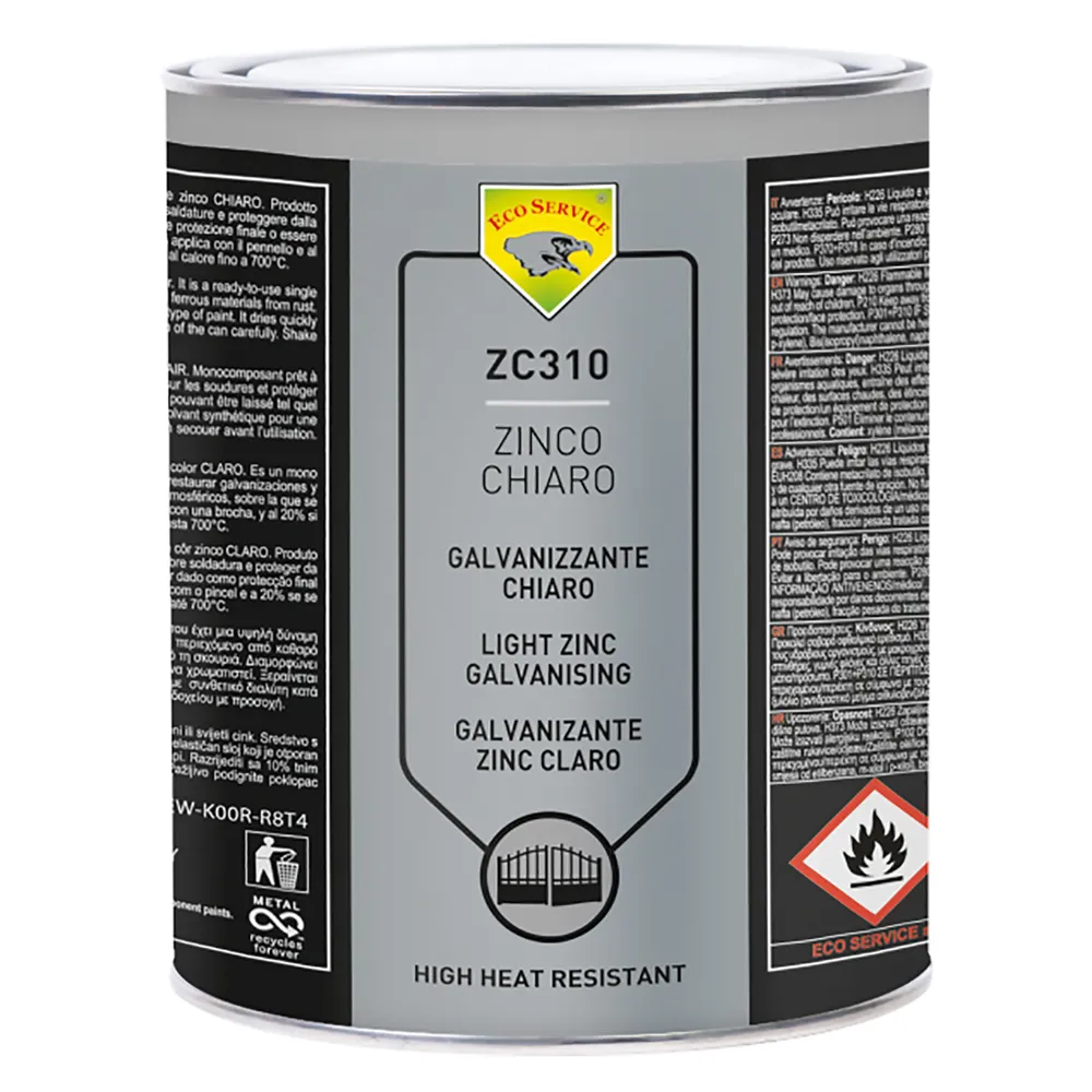 ANTIRUGGINE PROTETTIVA 'ZINCO CHIARO' kg. 4 - liquido ANTIRUGGINE PROTETTIVA 'ZINCO CHIARO' kg. 4 - liquido