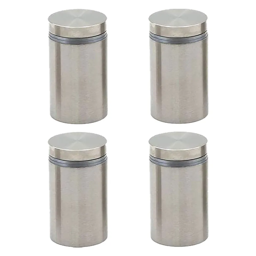 DISTANZIALI INOX PER TARGHE Ø 18 mm - pz 4 DISTANZIALI INOX PER TARGHE Ø 18 mm - pz 4