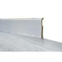 BATTISCOPA POLISTIRENE LISCIO INCISO grigio cemento