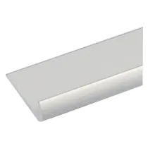 PROFILO PER FAI DA TE TIPO 'UNGHIETTA' mm 22 x 1 - mt 2 col.argento