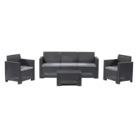 SET DA GIARDINO POLIPROPILENE 'NEBRASKA III' bianco