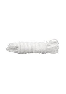 White plastic cable Ø 5 mm. for clothesline