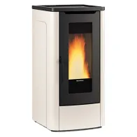 STUFA A PELLET 'DAHIANA PLUS VFS' 10 kW - colore avorio