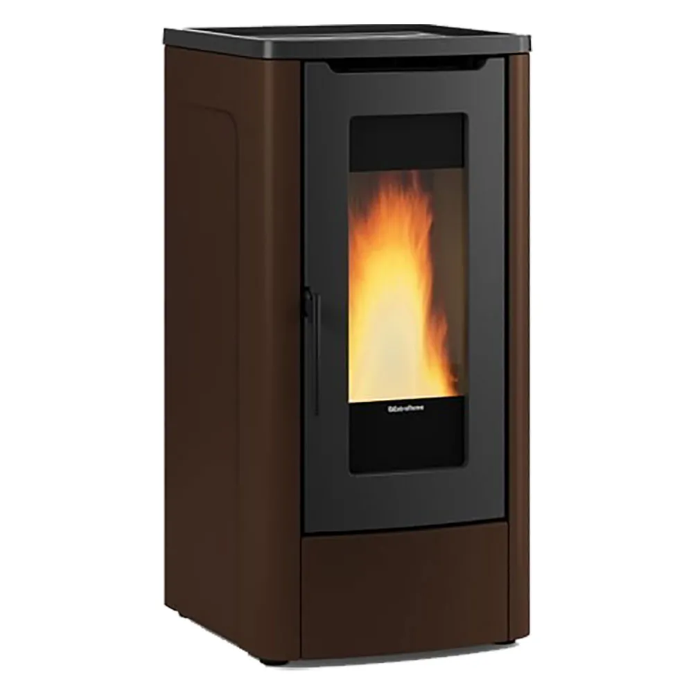 STUFA A PELLET 'DAHIANA VFS' 10 kW - colore bordeaux STUFA A PELLET 'DAHIANA VFS' 10 kW - colore bordeaux