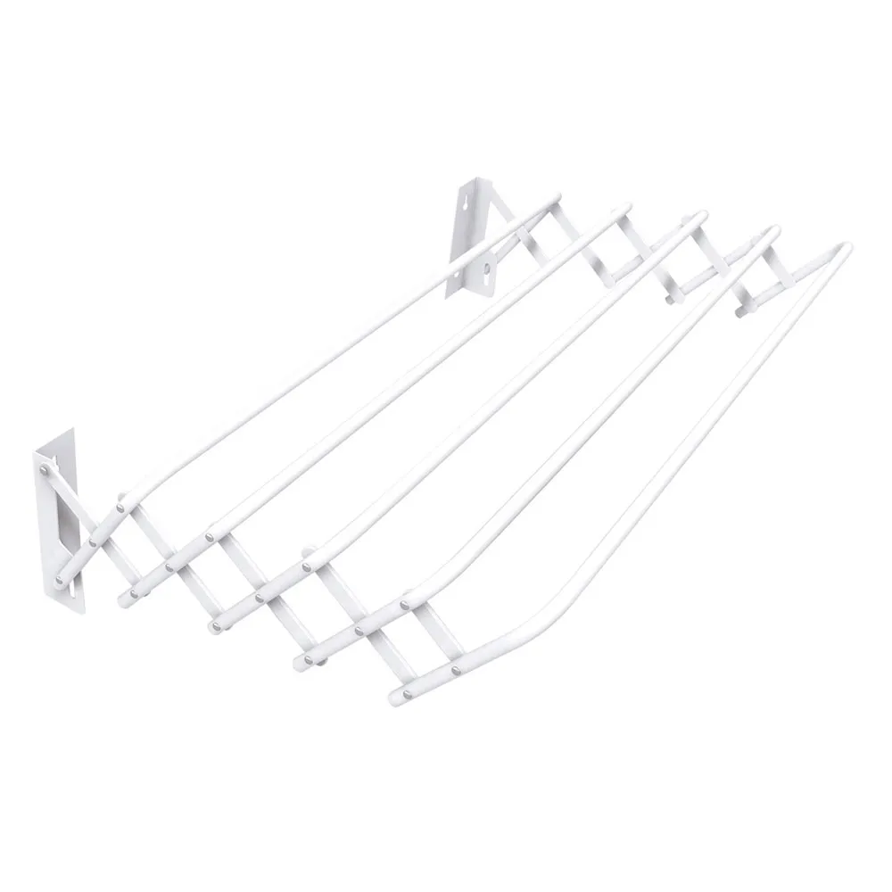 STENDIBIANCHERIA ESTENSIBILE A PARETE 'BRIO SUPER' cm 81 x 43 x h.19 - capacità mt. 4 STENDIBIANCHERIA ESTENSIBILE A PARETE 'BRIO SUPER' cm 81 x 43 x h.19 - capacità mt. 4