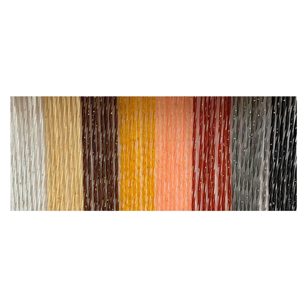 TENDA ELICOIDALE 'ACQUARIO' cm. 100 x 220 - marrone/glitter oro TENDA ELICOIDALE 'ACQUARIO' cm. 100 x 220 - marrone/glitter oro