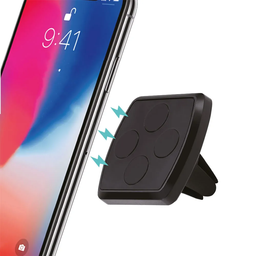 SUPPORTO SMARTPHONE MAGNETICO PER AUTOMOBILE nero SUPPORTO SMARTPHONE MAGNETICO PER AUTOMOBILE nero