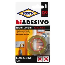 NASTRO BIADESIVO IN SCHIUMA PER ESTERNI/INTERNI mm. 19 x 1 NASTRO BIADESIVO IN SCHIUMA PER ESTERNI/INTERNI mm. 19 x 1