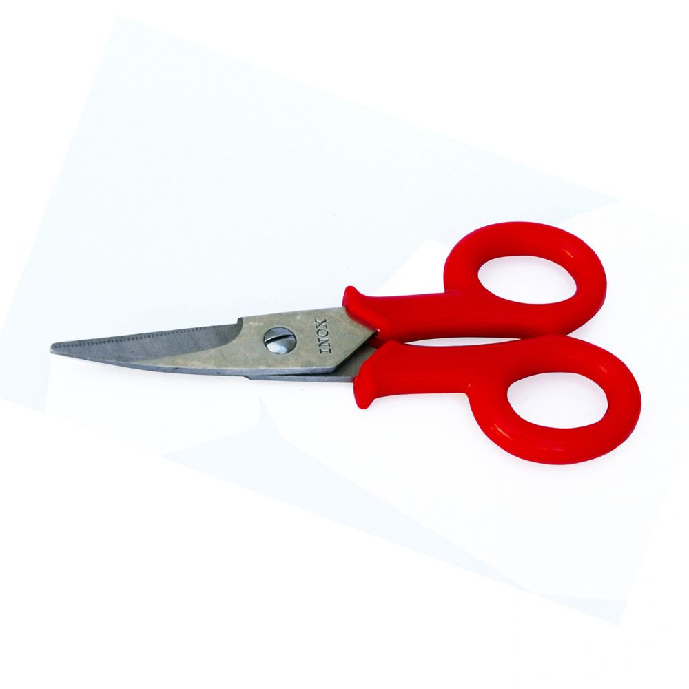 ELECTRICIAN SCISSORS CURVED BLADES 140MM.