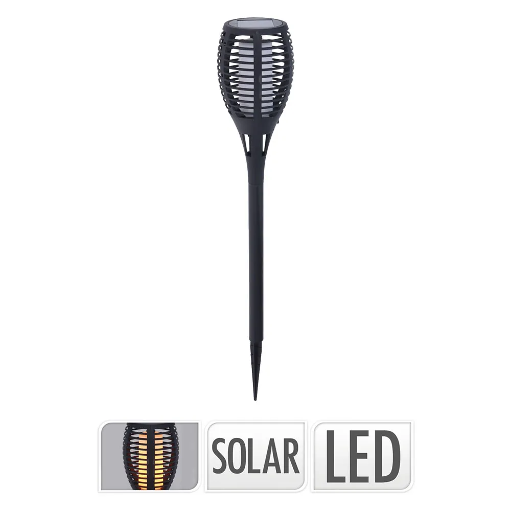 LAMPADA A ENERGIA SOLARE 'FIACCOLA' cm 12 x h.78 LAMPADA A ENERGIA SOLARE 'FIACCOLA' cm 12 x h.78