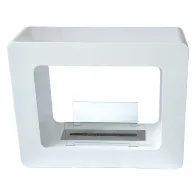 BIOCAMINO DA PAVIMENTO 'TIKAL' kw 3 - colore bianco