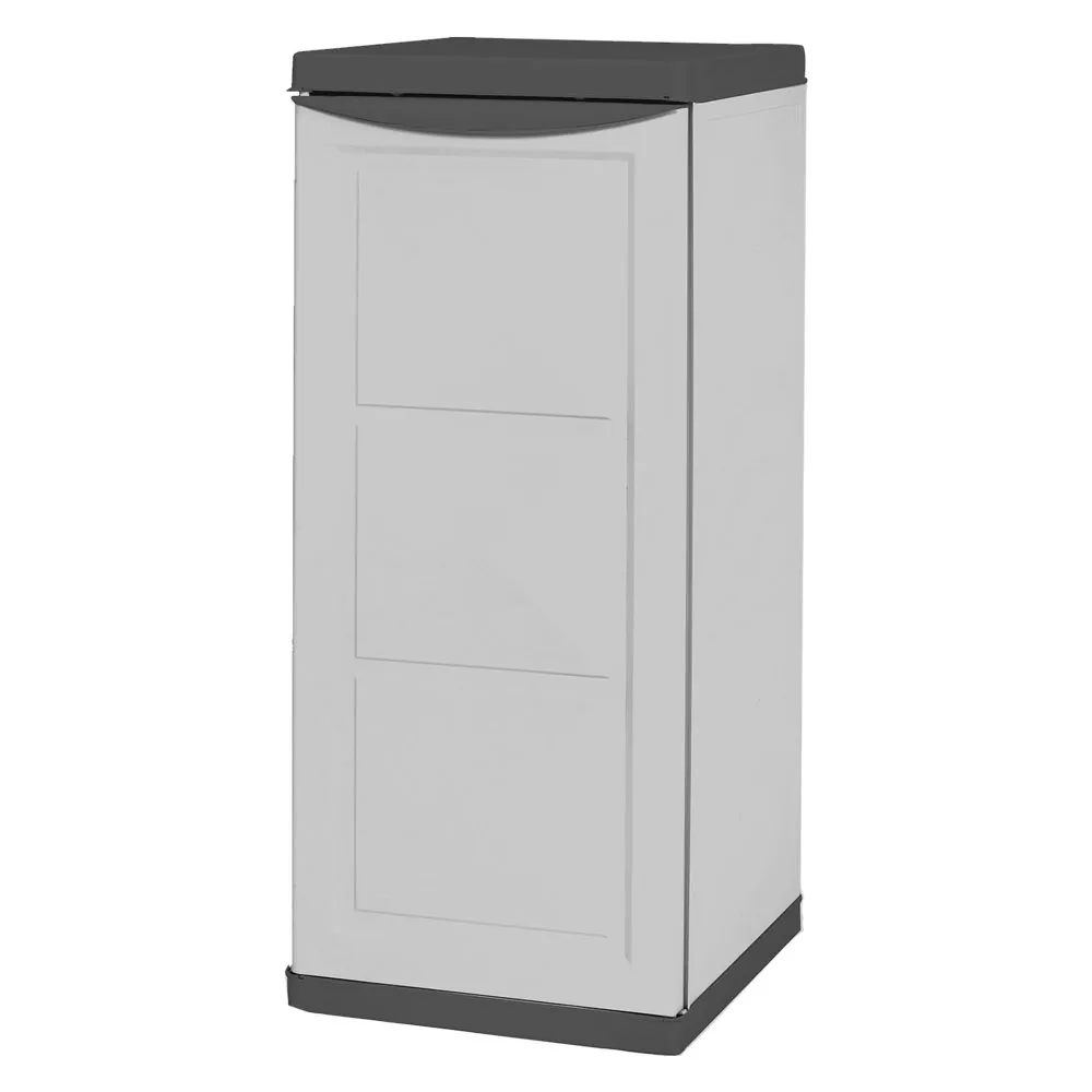 ARMADIO BASSO PORTA BOMBOLA 'COLONNA' cm 40 x 45 x h.91 - grigio/nero ARMADIO BASSO PORTA BOMBOLA 'COLONNA' cm 40 x 45 x h.91 - grigio/nero
