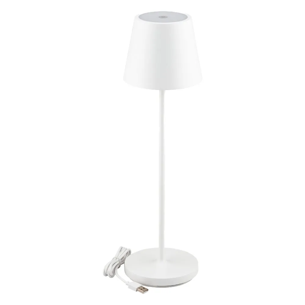 LAMPADA DA TAVOLO TOUCH RICARICABILE 'SLIM' 2 W - corpo colore bianco LAMPADA DA TAVOLO TOUCH RICARICABILE 'SLIM' 2 W - corpo colore bianco