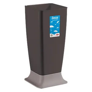 PORTAOMBRELLI 'ZEUS' bianco travertino-base tortora chiaro