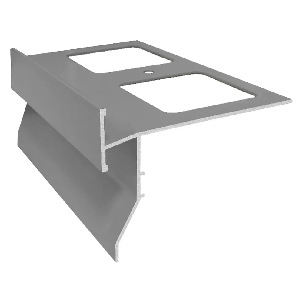 GOCCIOLATOIO PER BALCONI/TERRAZZE 'TOP' in alluminio satinato - largh. 95 mm / lungh. 2 GOCCIOLATOIO PER BALCONI/TERRAZZE 'TOP' in alluminio satinato - largh. 95 mm / lungh. 2