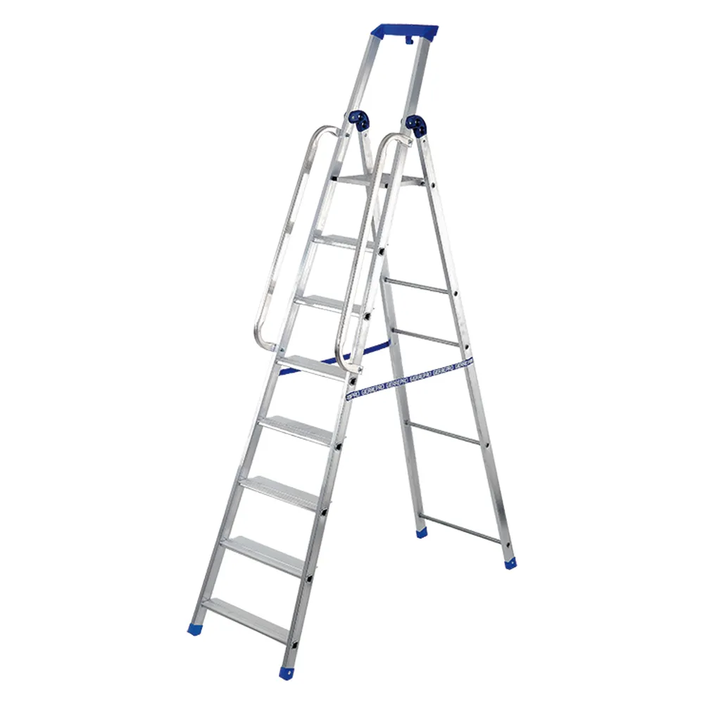 SCALA PROFESSIONALE DOPPIA CON MANIGLIONI 10 gr.- aperta cm 293/chiusa cm 317 SCALA PROFESSIONALE DOPPIA CON MANIGLIONI 10 gr.- aperta cm 293/chiusa cm 317