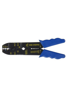 INSULATED TERMINAL CRIMPING PLIERS WITH PLASTIC HANDLE - 210mm