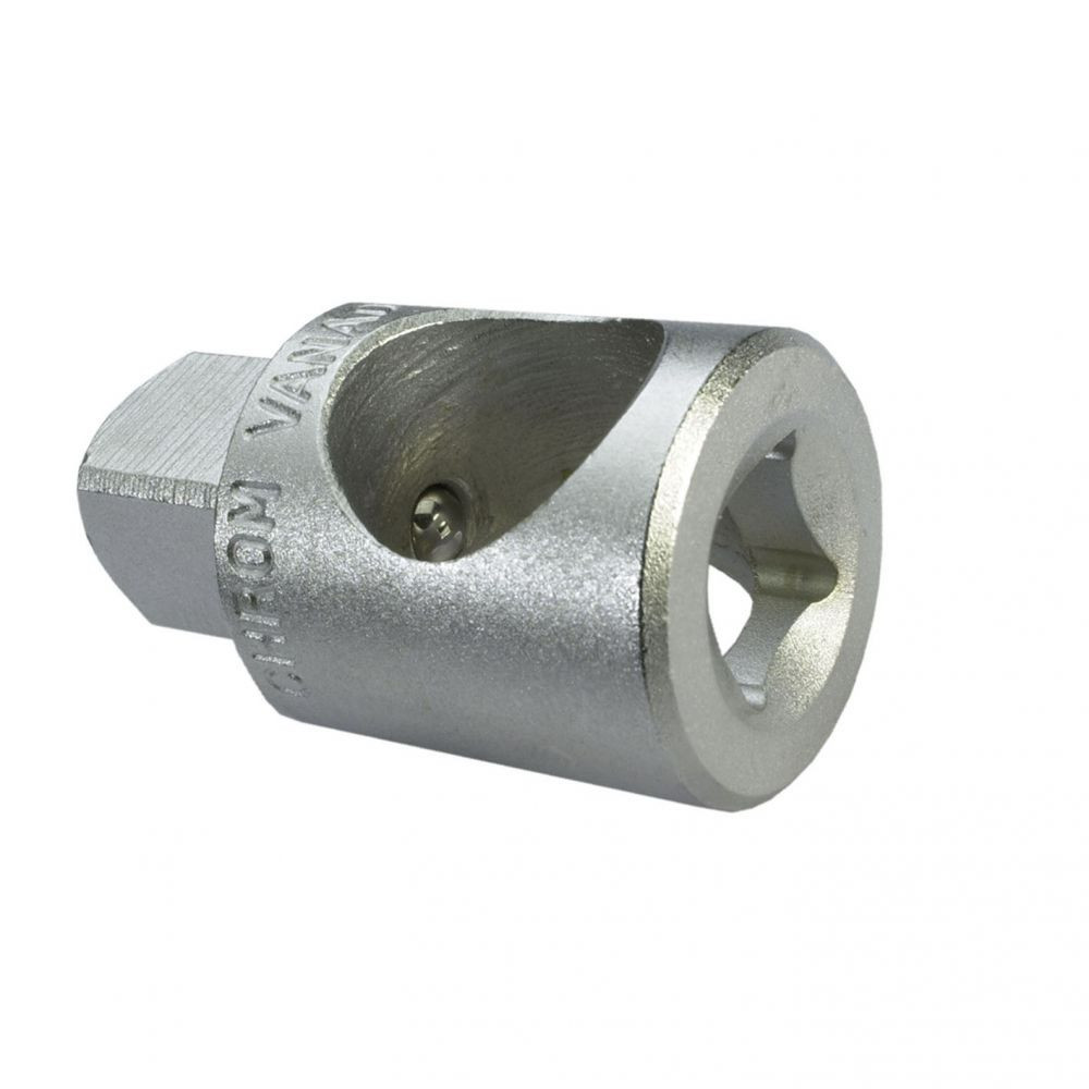 3/8" - 1/2" ADAPTER CONNECTOR in Chrome Steel