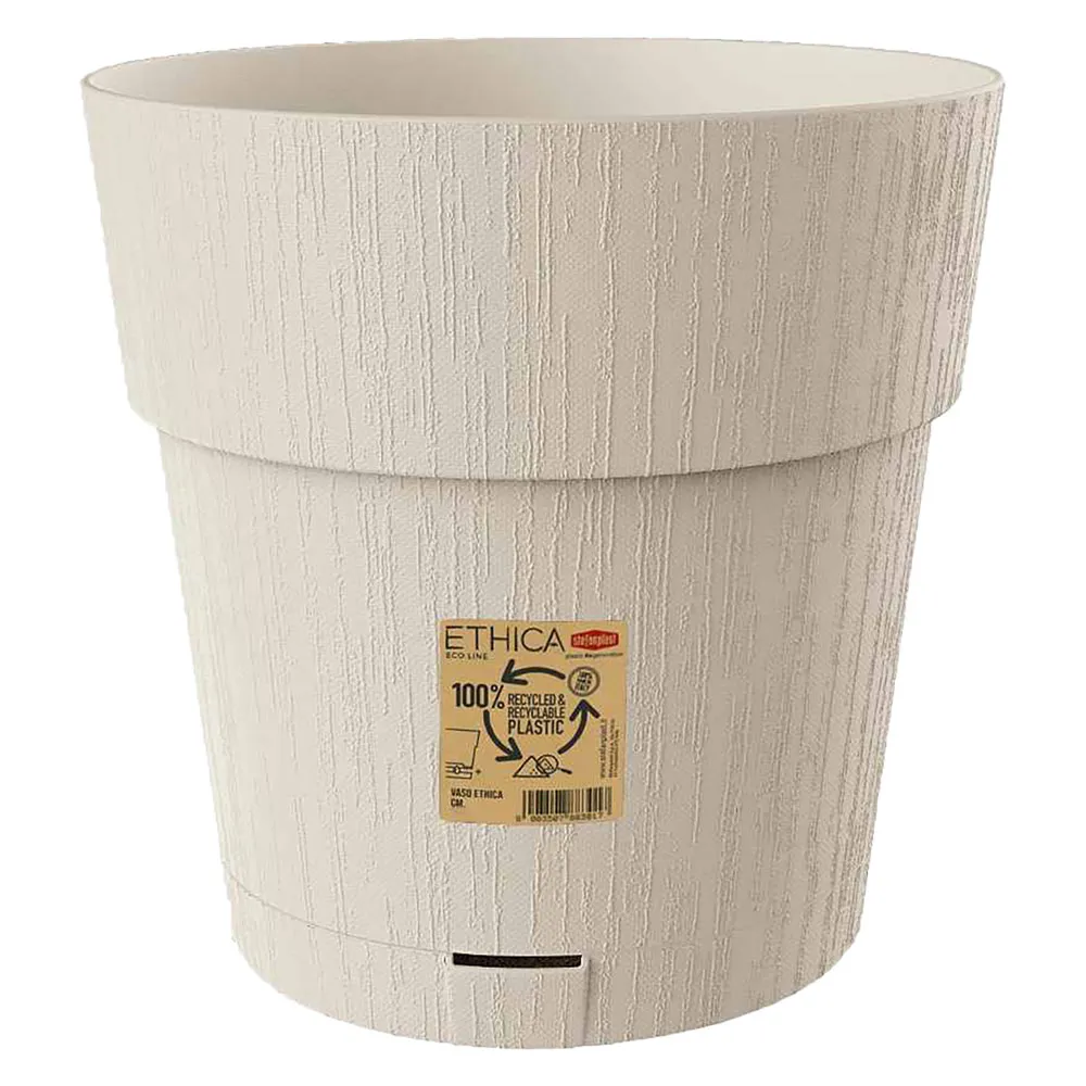 VASO TONDO 'ETHICA' ø 20 x h.19 - grafite VASO TONDO 'ETHICA' ø 20 x h.19 - grafite
