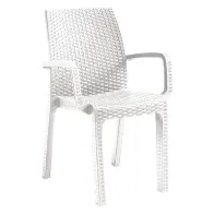 SEDIA IN POLIPROPILENE 'VERONA ARMCHAIR' grafite