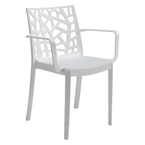 SEDIA IN POLIPROPILENE 'MATRIX ARMCHAIR' grafite