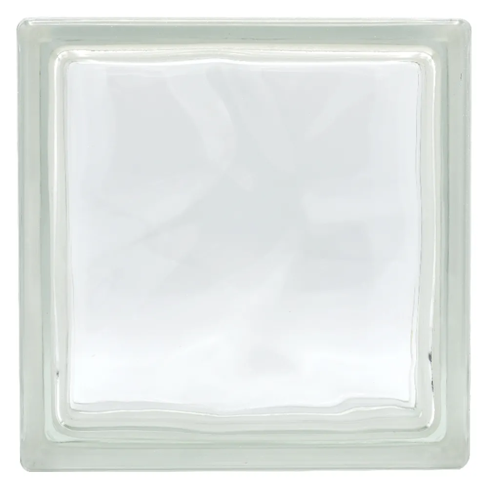 MATTONE IN VETROCAMERA ONDULATO cm 19 x 19 x 8 - trasparente MATTONE IN VETROCAMERA ONDULATO cm 19 x 19 x 8 - trasparente