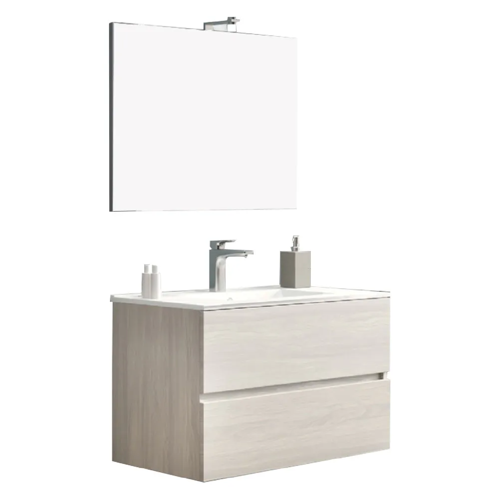 MOBILE BAGNO 'EASY' base 81 x 47 x h.53 - bianco lucido MOBILE BAGNO 'EASY' base 81 x 47 x h.53 - bianco lucido