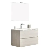 MOBILE BAGNO 'EASY' base 101 x 47 x h.53 - rovere grigio