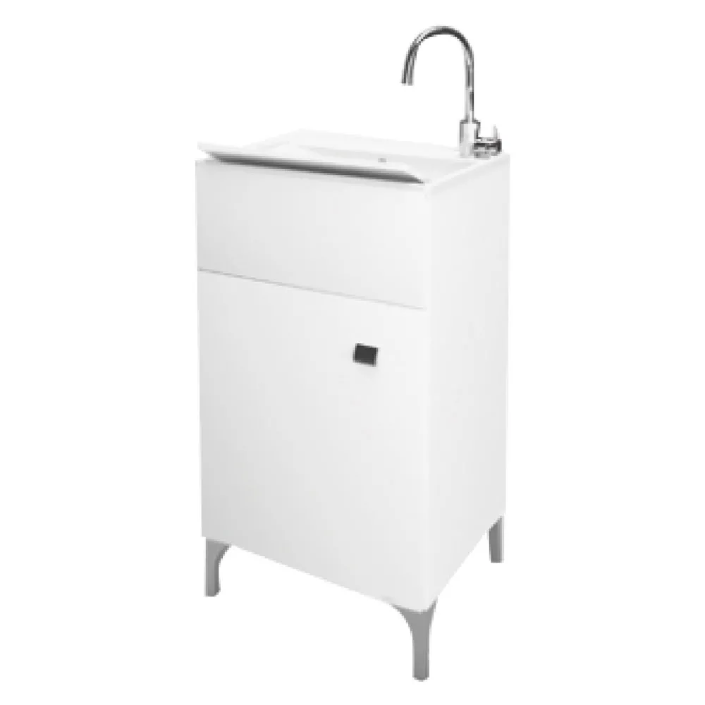 MOBILE LAVATOIO ANTA SINGOLA cm 45 x 50 x h.83 - bianco lucido MOBILE LAVATOIO ANTA SINGOLA cm 45 x 50 x h.83 - bianco lucido