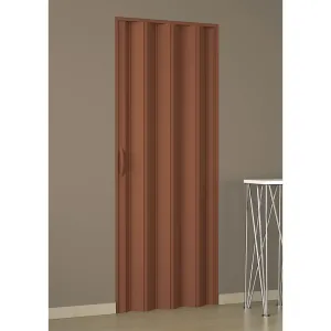 PORTA A SOFFIETTO 'RIGI' cm 82 x 210 - colore mogano