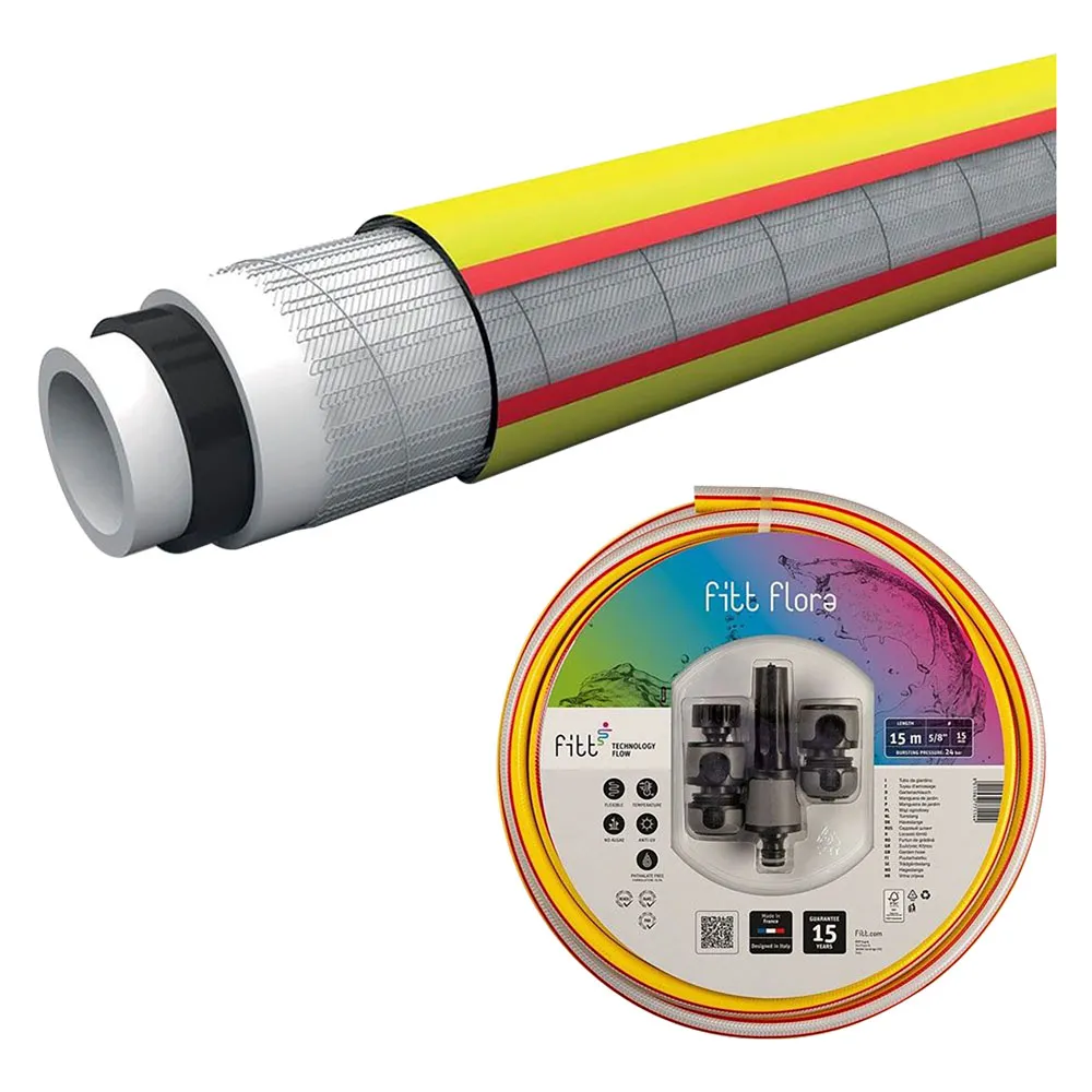 TUBO CON KIT 'FLORA' mm 15 x mt 15 - 5/8 TUBO CON KIT 'FLORA' mm 15 x mt 15 - 5/8