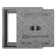 CHIUSINO IN GHISA B125 ERMETICO - cm 20 x 20 - Kg  5