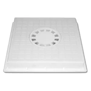 CHIUSINO CON SIFONE CENTRALE cm 30 x 30