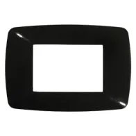 PLACCA COLORE NERO 'BRIO' 3 posti - 3203/N