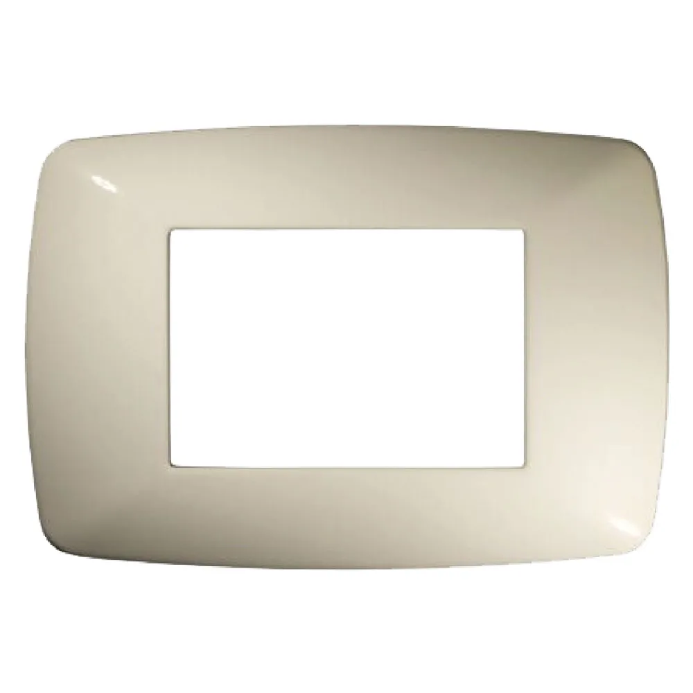 PLACCA COLORE BIANCO 'BRIO' 3 posti - 3203/WH PLACCA COLORE BIANCO 'BRIO' 3 posti - 3203/WH