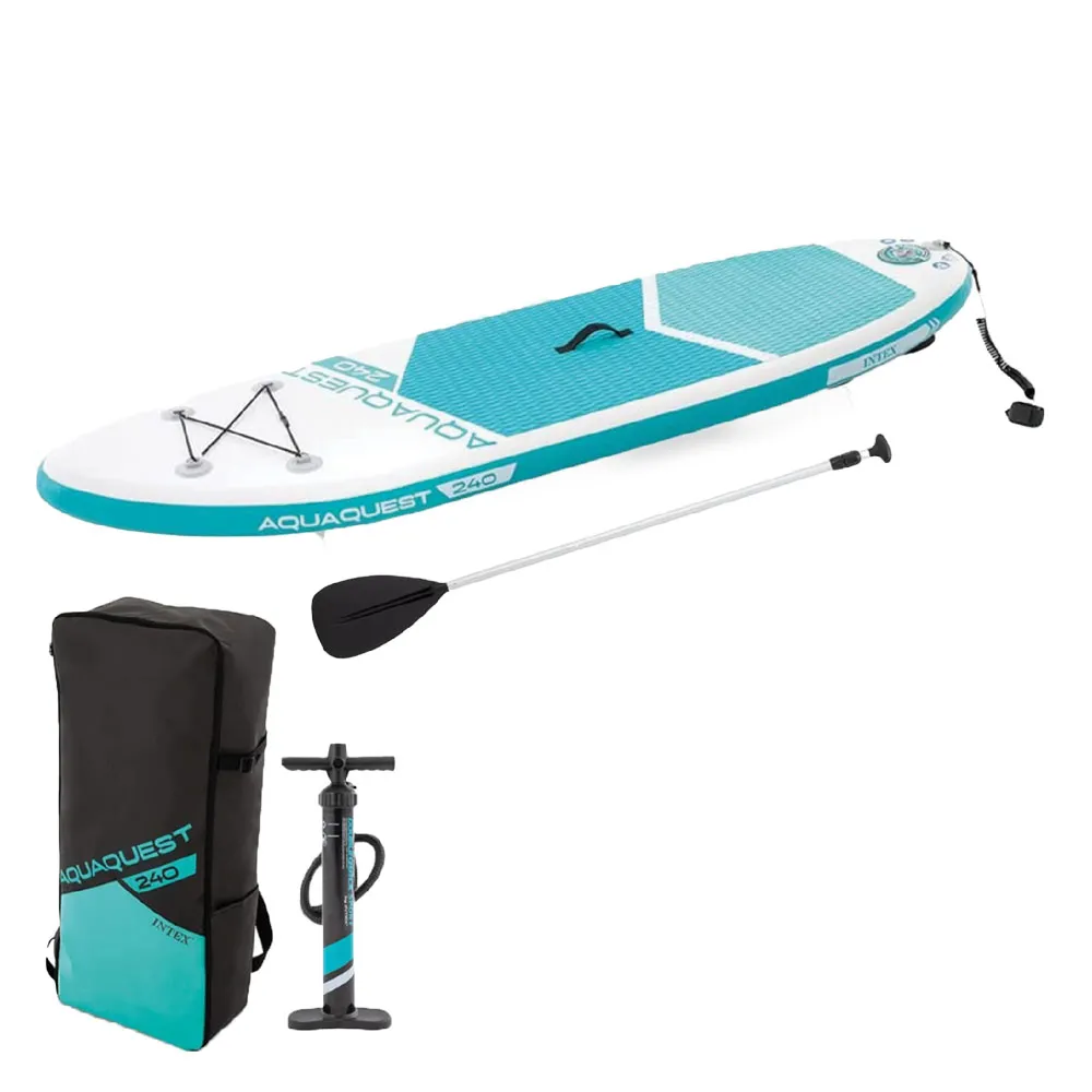 TAVOLA GONFIABILE DA SUP 'AQUA QUEST' cm 76 x 13 x 244 - portata 90 kg TAVOLA GONFIABILE DA SUP 'AQUA QUEST' cm 76 x 13 x 244 - portata 90 kg
