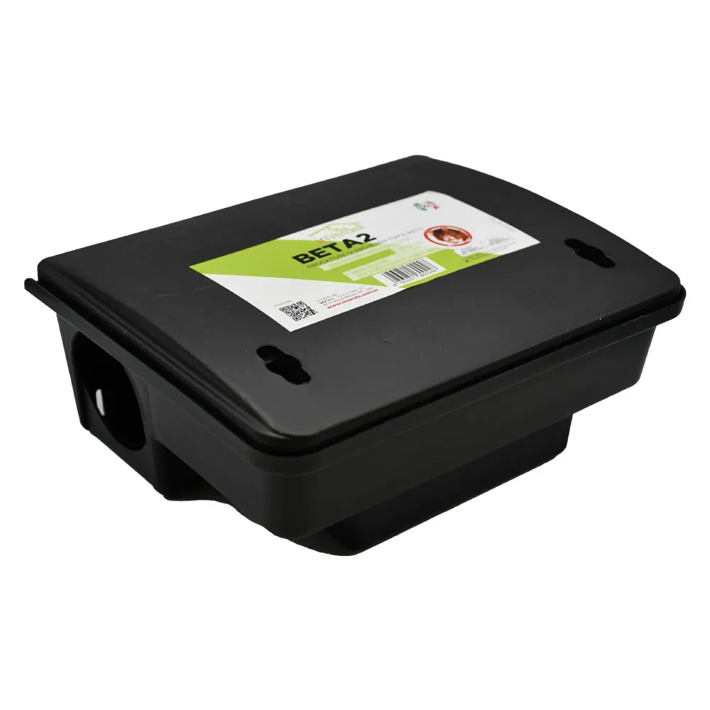 STAZIONE DI SICUREZZA PER ESCHE RODENTICIDE 'BETA 2' cm. 19 x 23 STAZIONE DI SICUREZZA PER ESCHE RODENTICIDE 'BETA 2' cm. 19 x 23