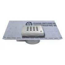 CHIUSINO SIFONATO CON GUAINA cm 10 x 10 x h.totale 11