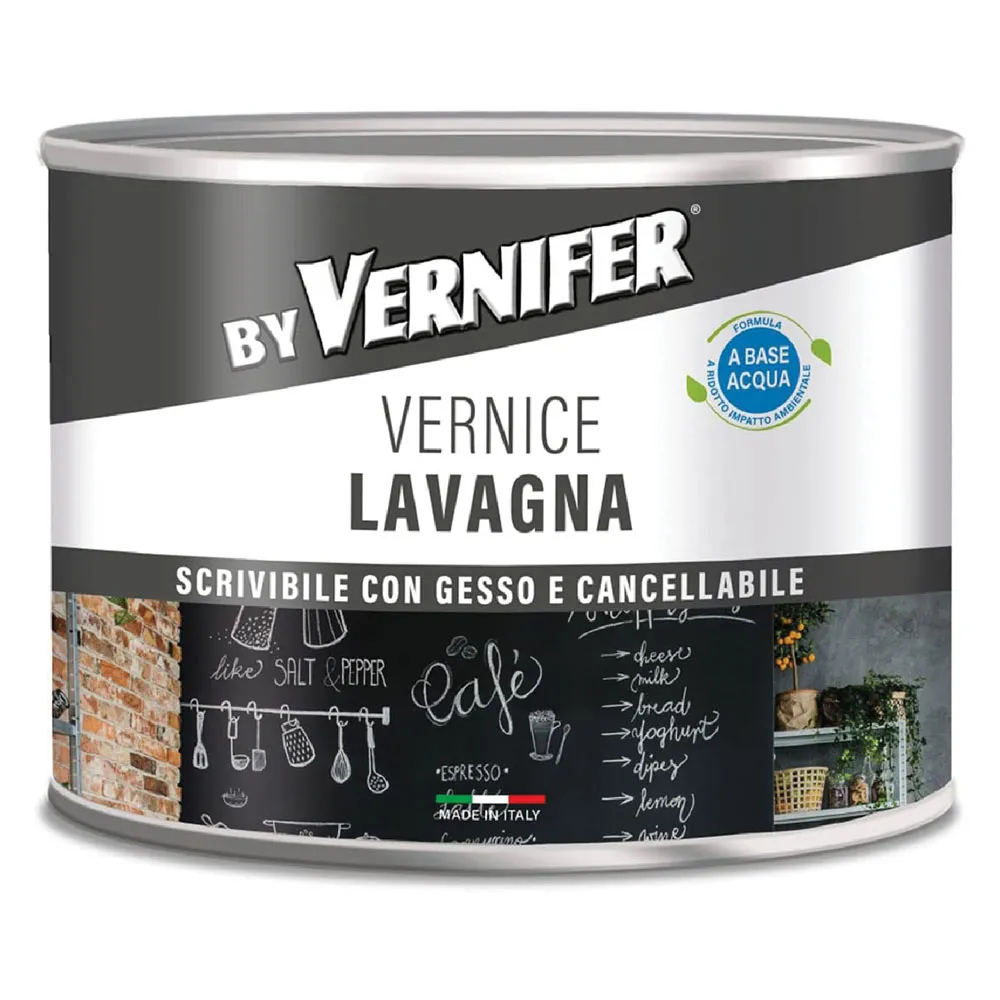 VERNICE ACRILICA BASE ACQUA LAVAGNA 'VERNIFER' Ml. 500 - antracite (4809) VERNICE ACRILICA BASE ACQUA LAVAGNA 'VERNIFER' Ml. 500 - antracite (4809)