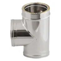 RACCORDO DOPPIA PARETE A 'T' 90° ø cm  15/20
