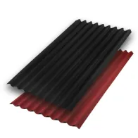 LASTRA BITUMATA MONOSTRATO COLORATA 'BASE' colore rosso - cm. 85