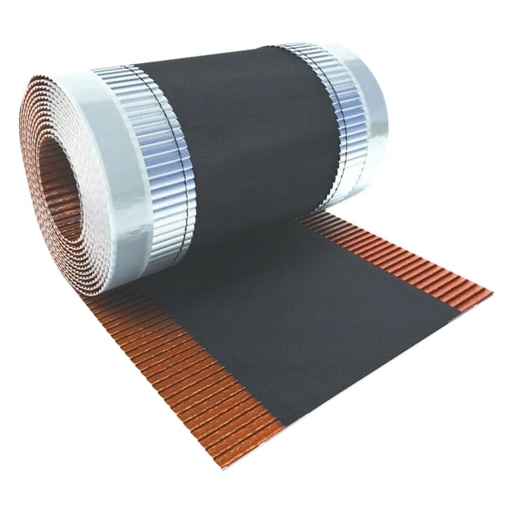 BANDA AUTOADESIVA SOTTOCOLMO 'ONDULAIR ADHESIVE' h. 390 mm x 5 mt. - colore terracotta (RAL8004) BANDA AUTOADESIVA SOTTOCOLMO 'ONDULAIR ADHESIVE' h. 390 mm x 5 mt. - colore terracotta (RAL8004)
