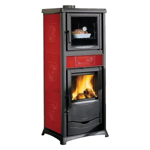 TERMOSTUFA A LEGNA 'TERMOROSSELLA PLUS FORNO DSA 4.0' 11