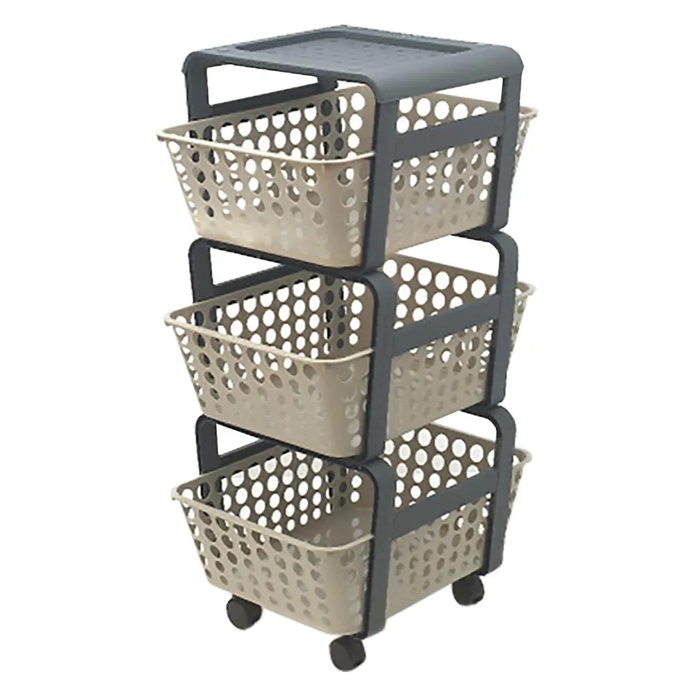 CARRELLO DA CUCINA CON CESTELLI 'MODULA' col. ghiaccio CARRELLO DA CUCINA CON CESTELLI 'MODULA' col. ghiaccio