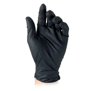 GUANTI NITRILE MONOUSO 'BLACK' XL